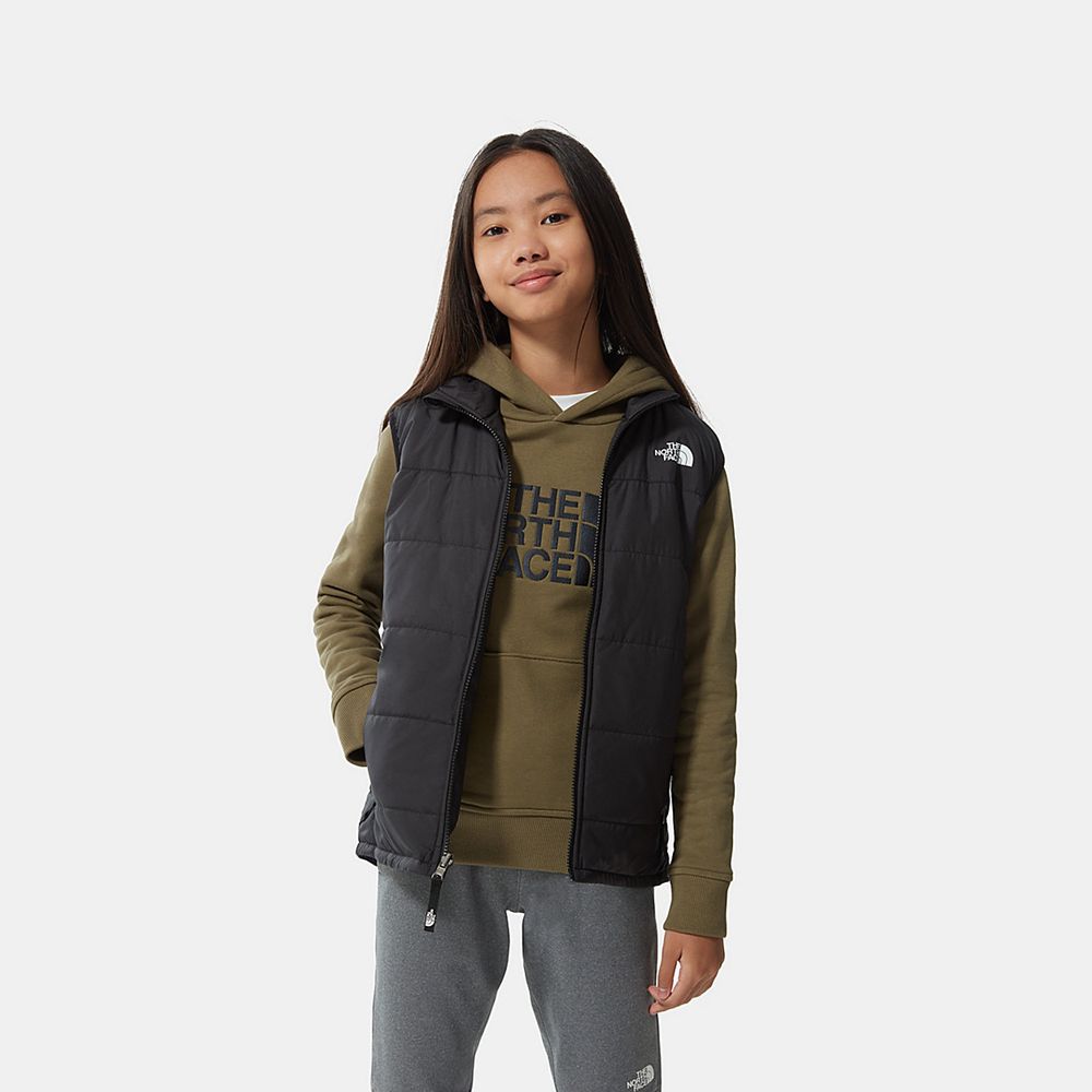 The North Face Vests Youth Australia - The North Face Reactor Insulated Black (QBN-658473)